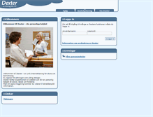 Tablet Screenshot of dexter.hsit.se